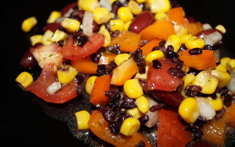 Kidneybohnen-Reis-Salat – Dieses Vegan-Ding Rezepte
